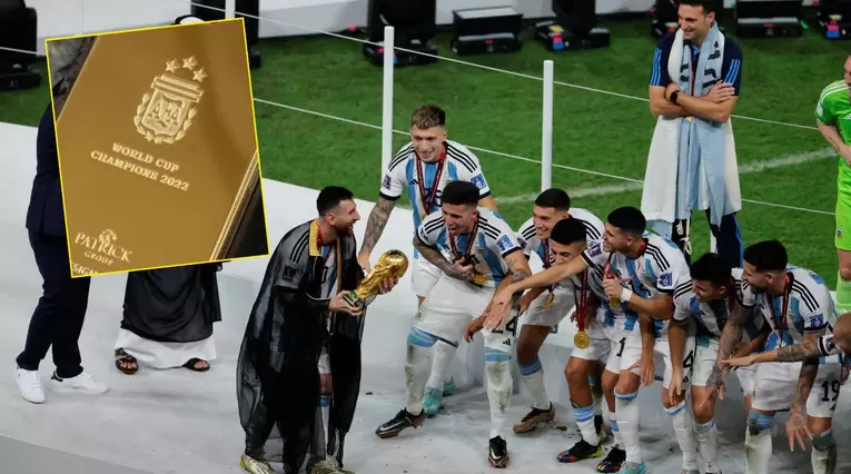 Messi da regalo a Atgentina tras ganar el Mundial de Qatar