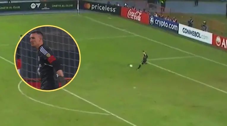 El error de Armani en el partido de Libertadores ante Sporting Cristal
