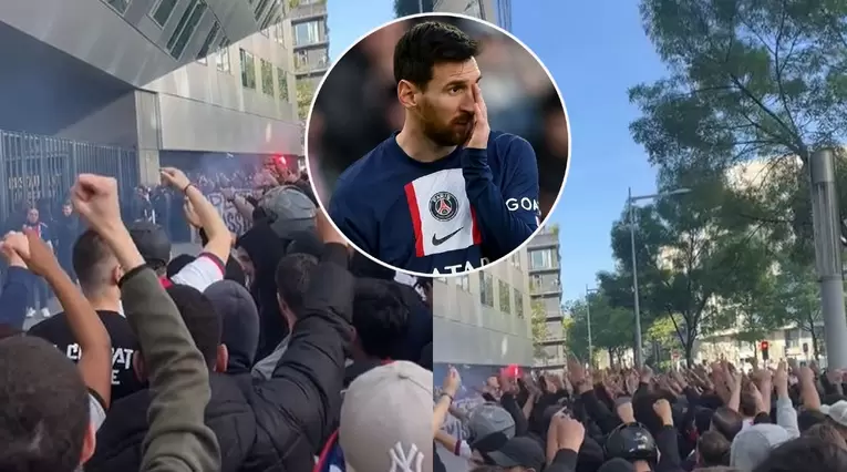Los insultos de la hinchada del PSG para Lionel Messi