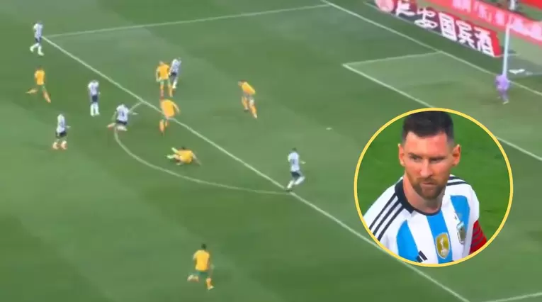 Video del gol de Messi con Argentina en el amistoso ante Australia