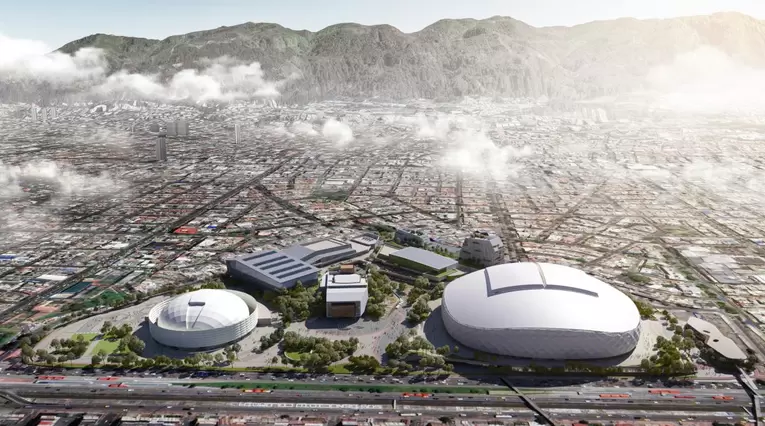 Panorámica de cómo quedaría el nuevo estadio El Campín