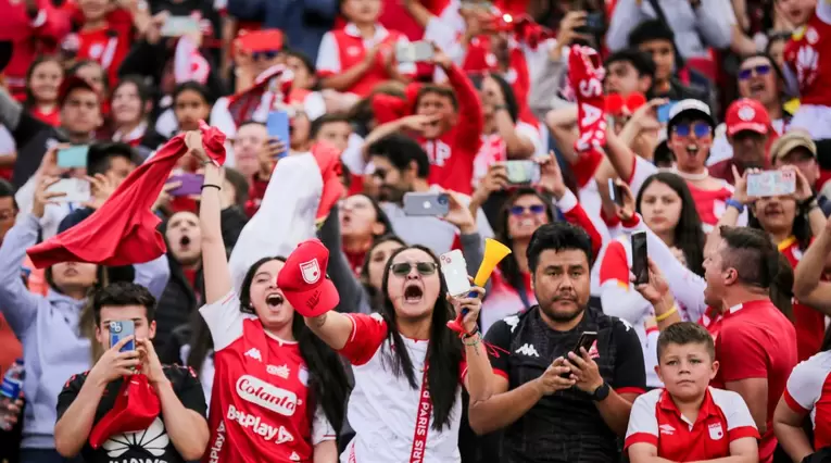 Hincas de Independiente Santa Fe en la final de la liga Femenina 2023