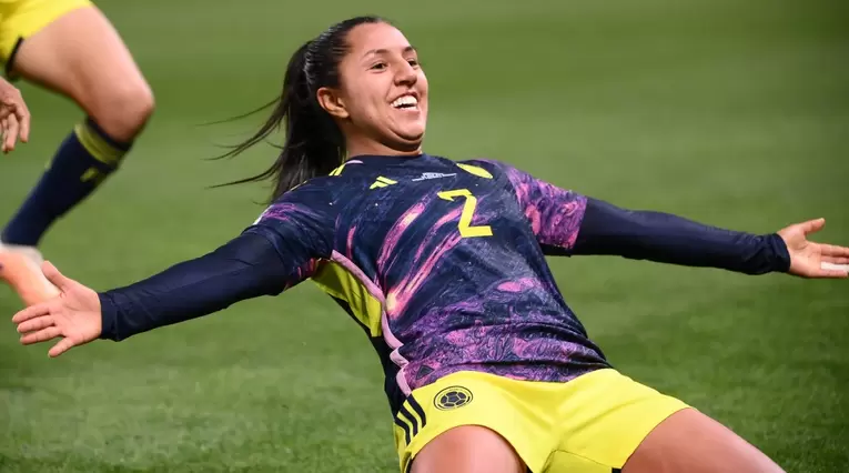 Manuela Vanegas, jugadora de la selección Colombia en el Mundial Femenino 2023