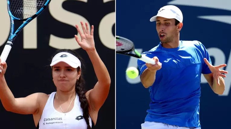 Camila Osorio y Daniel Galán - US Open 2023