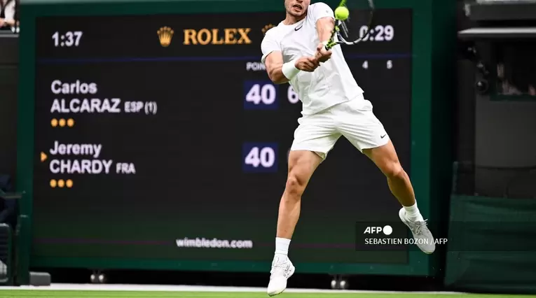 Carlos Alcaraz en Wimbledon 2023