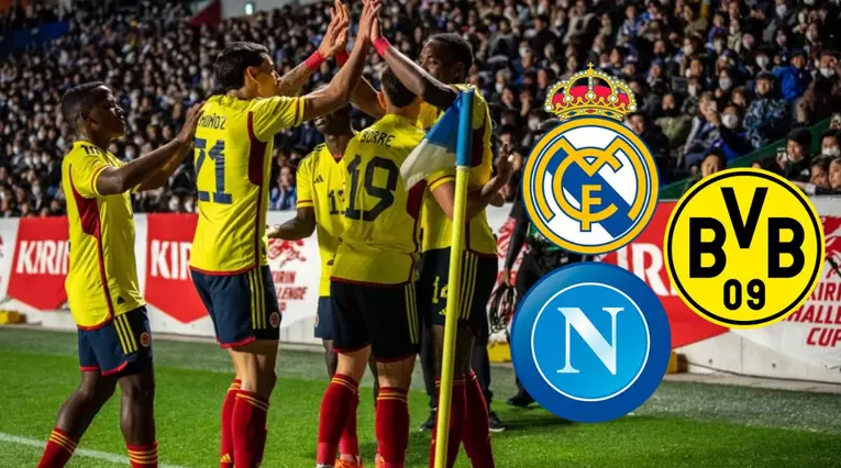 Selección Colombia - Real Madrid, Dortmund y Napoli
