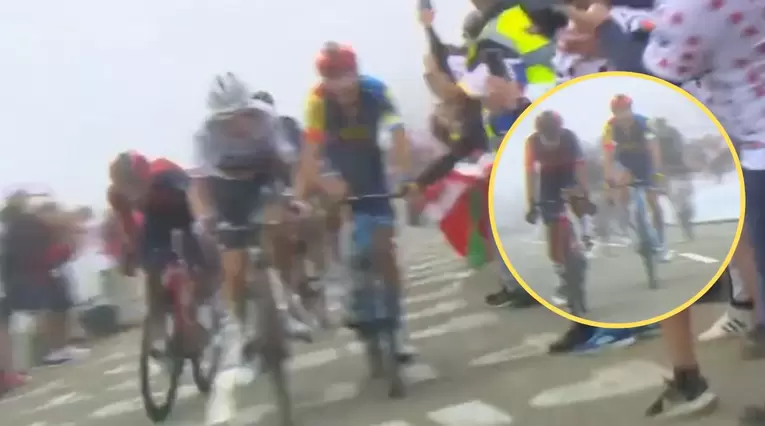 Video de Dani Martínez atacando en la quinta etapa del Tour de Francia