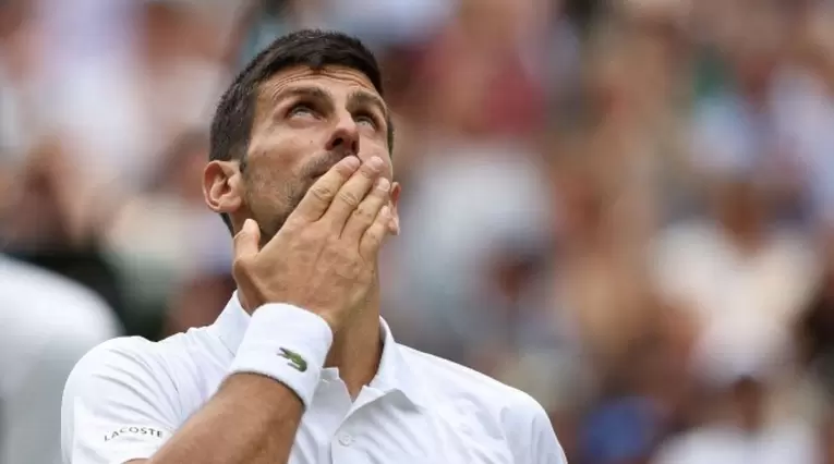 Djokovic en Wimbledon 2023