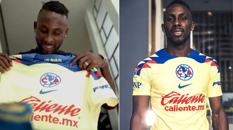 América de México hizo oficial el fichaje de Julián Quiñones
