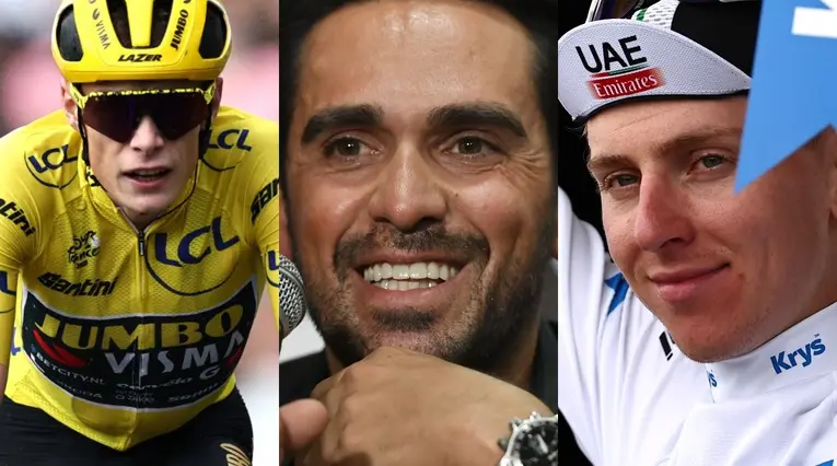 Alberto Contador se la jugó entre Pogacar y Vingegaard