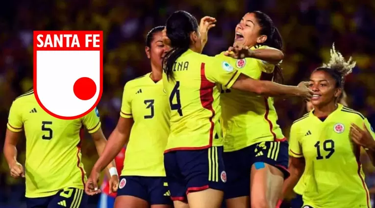 Selección Colombia Femenina e Independiente Santa Fe