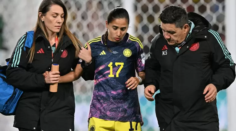 Lesión de Carolina Arias con la selección Colombia