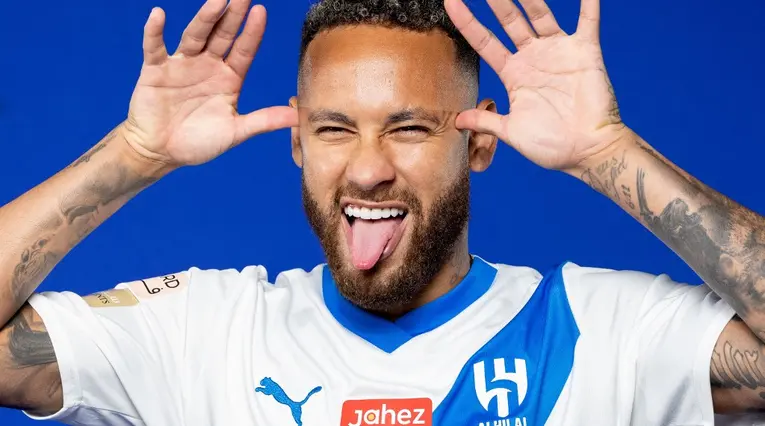 Neymar con el Al Hilal