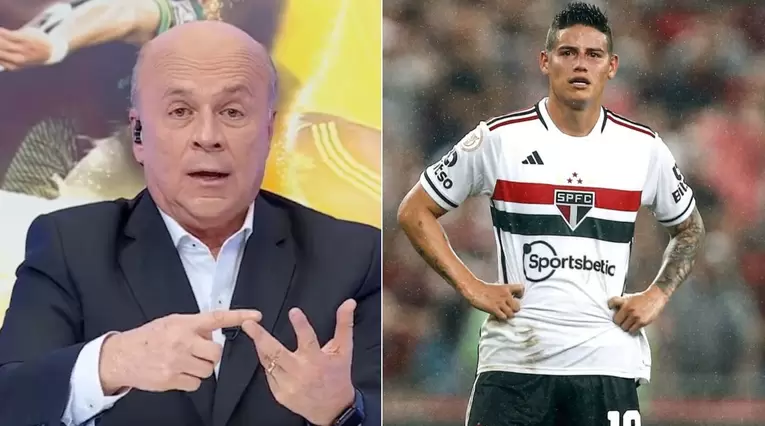 James Rodríguez: Carlos Antonio cuestiona primera final con Sao Paulo