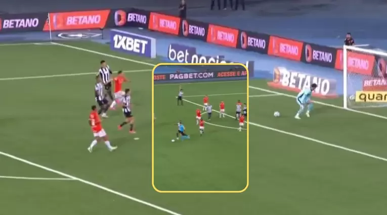 Video de errores en el duelo Botafogo vs Internacional