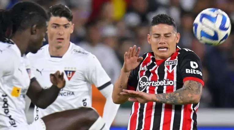 James Rodríguez: fecha y hora del próximo partido de Sao Paulo en Copa Sudamericana