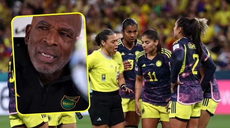 Selección Colombia y técnico de Jamaica en el Mundial Femenino 2023