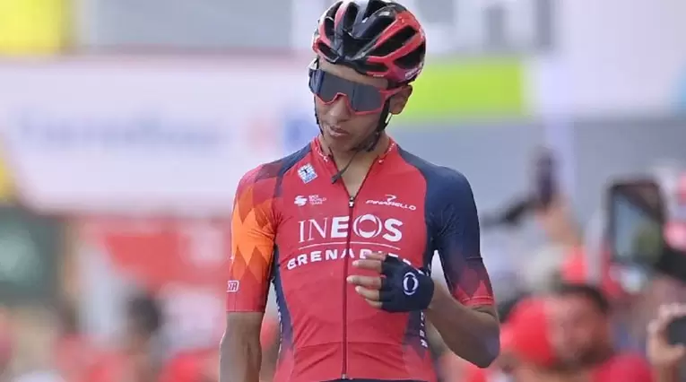 Egan Bernal en la Vuelta a España 2023