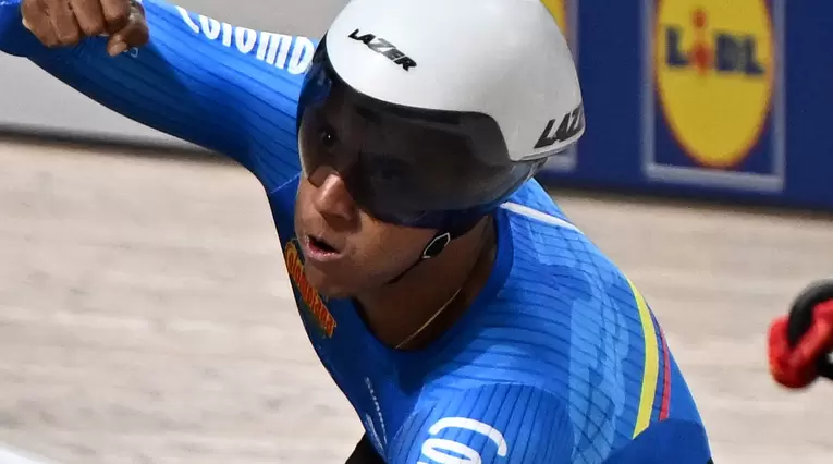 Kevin Quintero, oro en los mundiales de ciclismo en la prueba del keirin