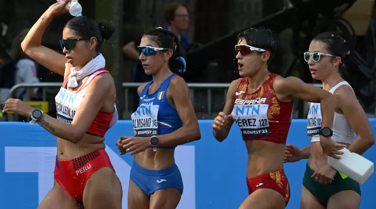 Kimberly García León, plata en la marcha del mundial de atletismo