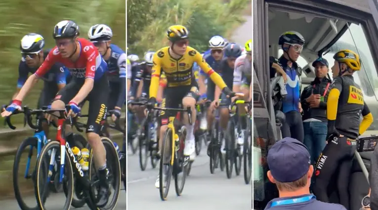 Movistar Team y Jumbo Visma