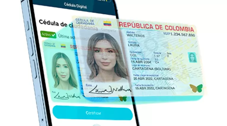 Cédula digital Colombia