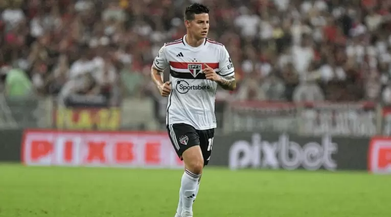 James Rodríguez - jugador de Sao Paulo