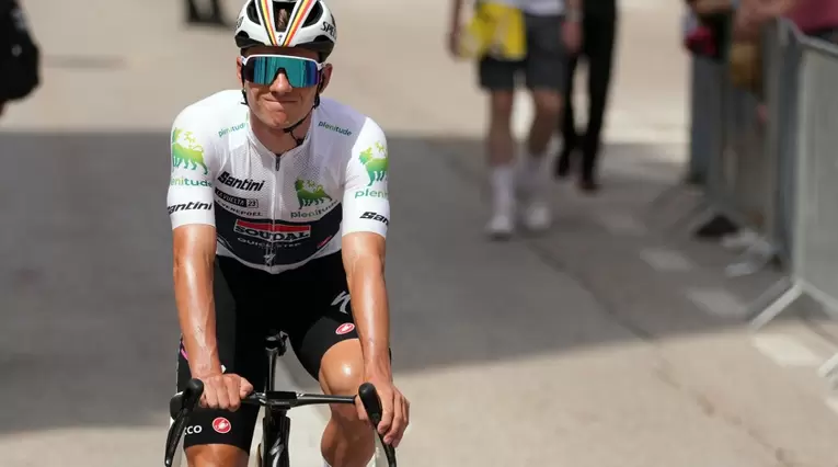 Evenepoel actualmente es tercero en la general de la Vuelta a España