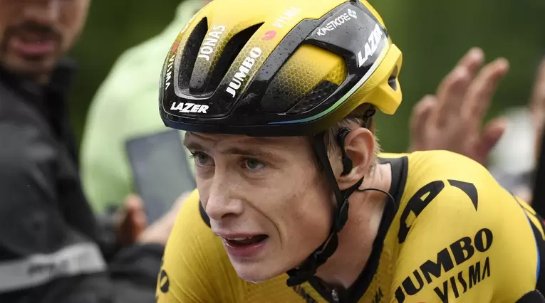 Jonas Vingegaard en una etapa de la Vuelta a España 2023