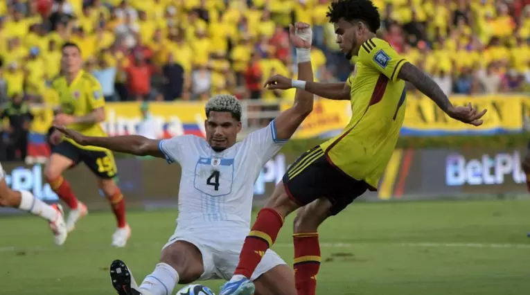 Colombia empató contra Uruguay