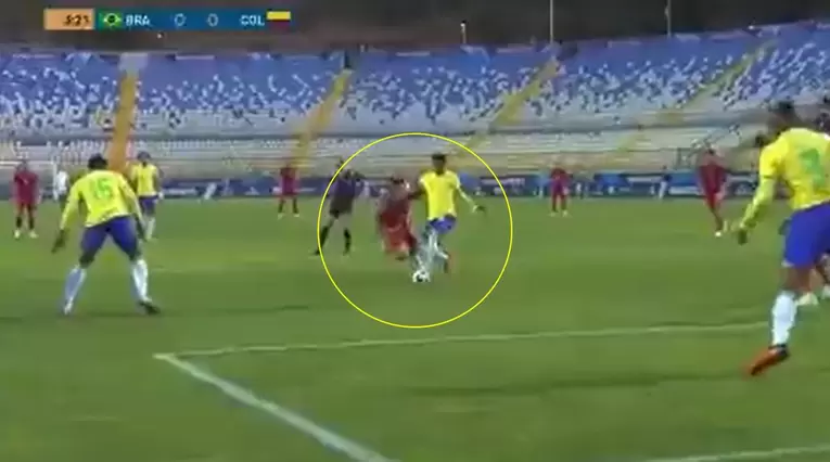 Colombia vs Brasil en Panamericanos 2023, penal no pitado a favor de Daniel Ruiz