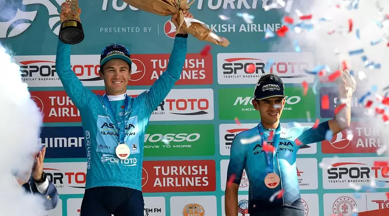 Harold Tejada con el Astana en el Tour de Turquía