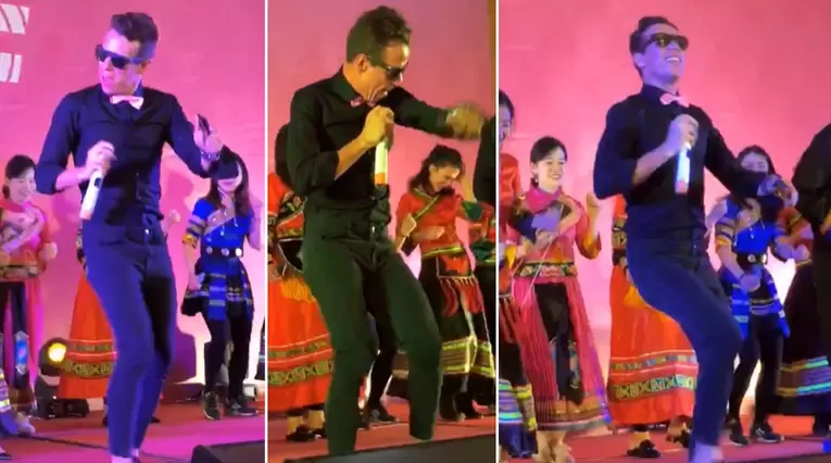 Rigoberto Urán le enseñó a bailar salsa a chinos