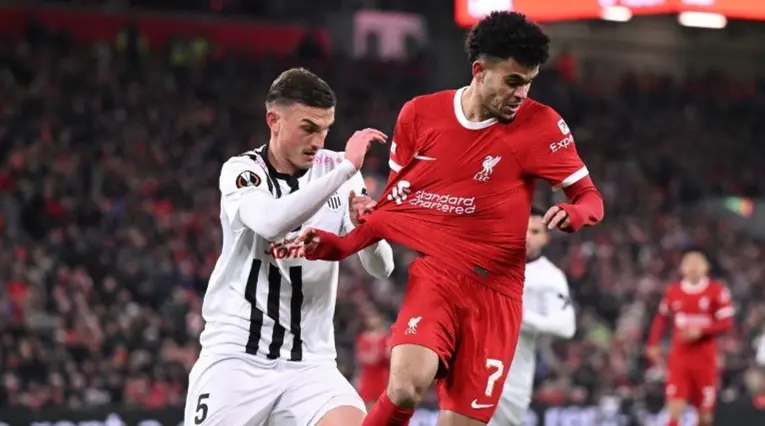 Luis Díaz - Liverpool vs LASK