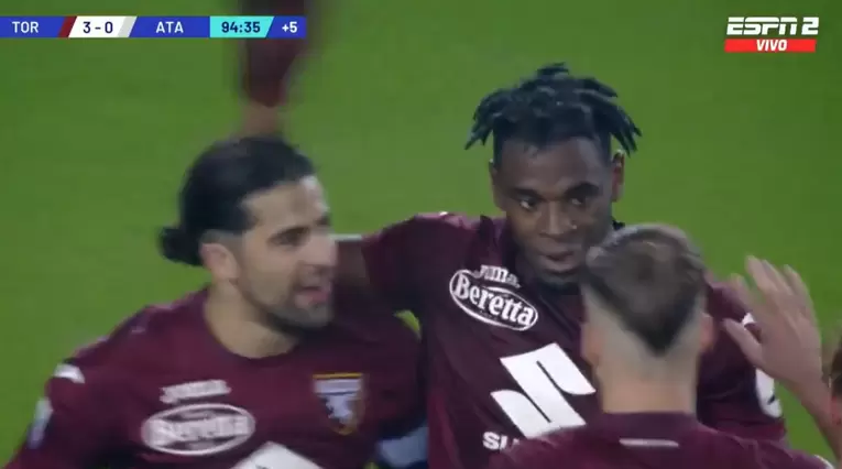 Goles de Duván Zapata con el Torino