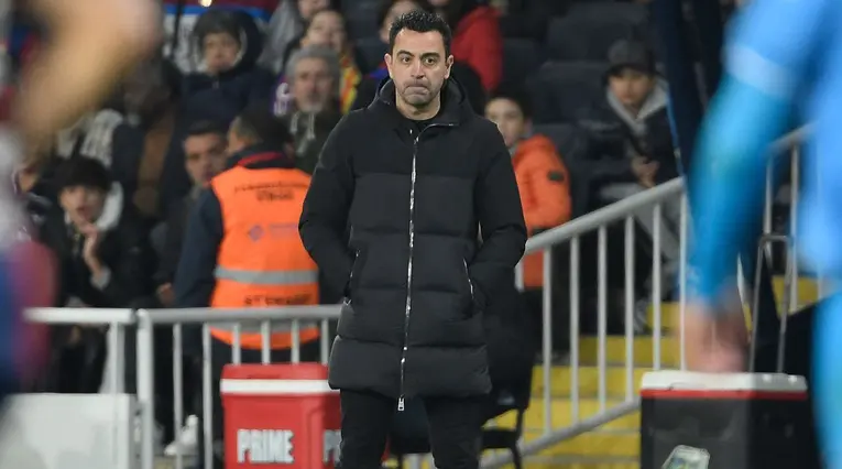Xavi Hernández, técnico de Barcelona