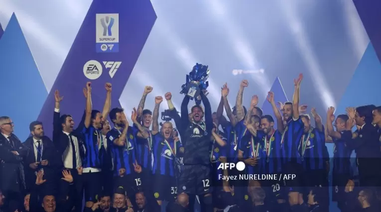 Inter quedó campeón de la Supercopa de Italia contra el Napoli en Arabia Saudita