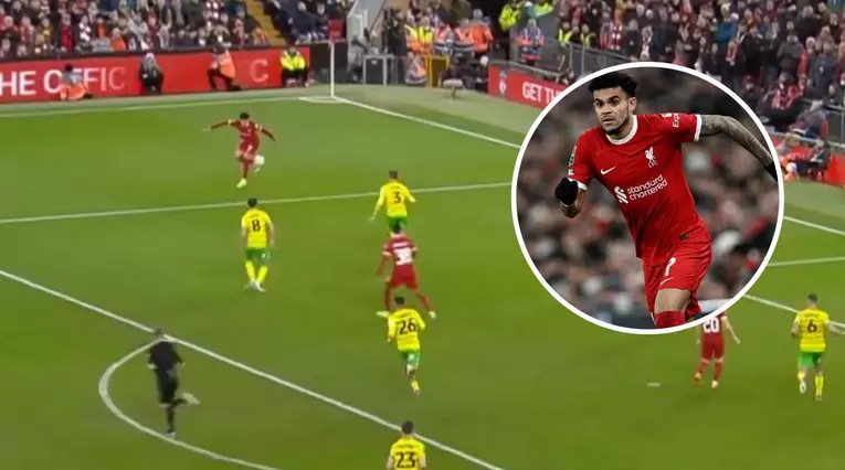 Video: Luis Díaz maravilla a Europa: Rabona y pase gol en Liverpool