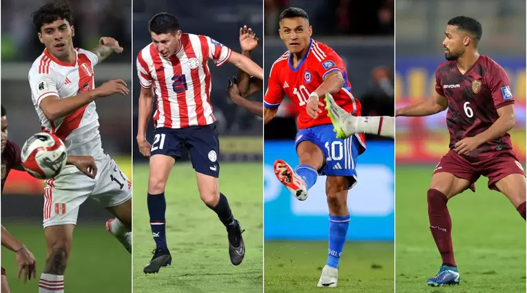 Perú, Paraguay, Chile y Venezuela