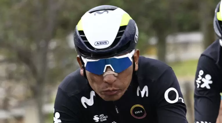 Nairo Quintana con el Movistar en el Tour Colombia 2024