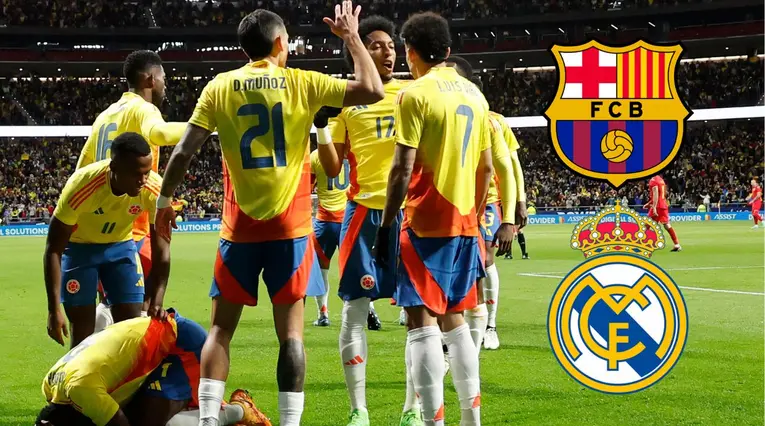 Real Madrid y Barça pelean fichaje por figura de la Selección Colombia