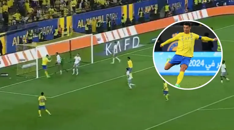 VIDEO: Cristiano ON FIRE: Hat trick ante Al Hilal  en la Liga Saudí