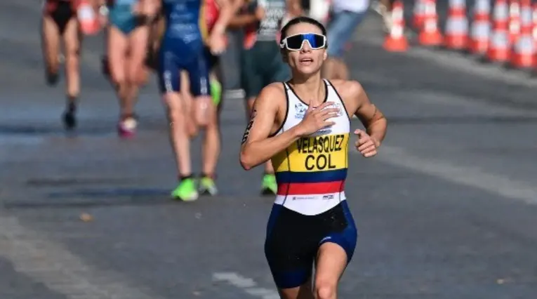 Carolina Velásquez, triatleta colombiana