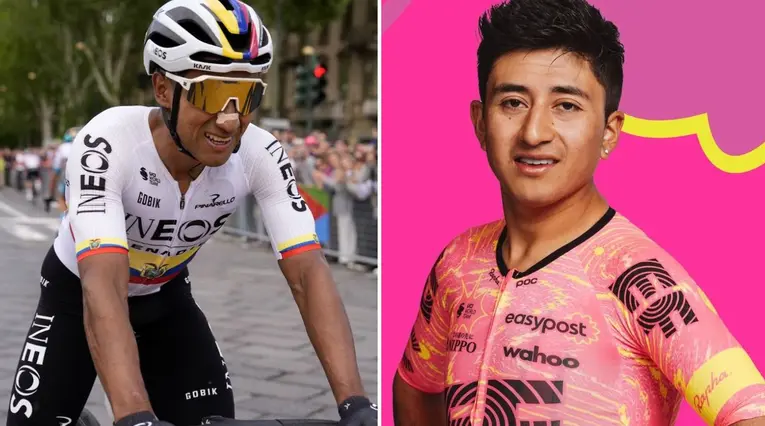 Giro de Italia 2024 ecuatorianos en la clasificación general