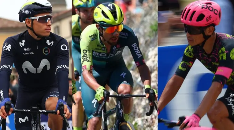 Giro de Italia 2024; etapa 15: colombianos en la clasificación general