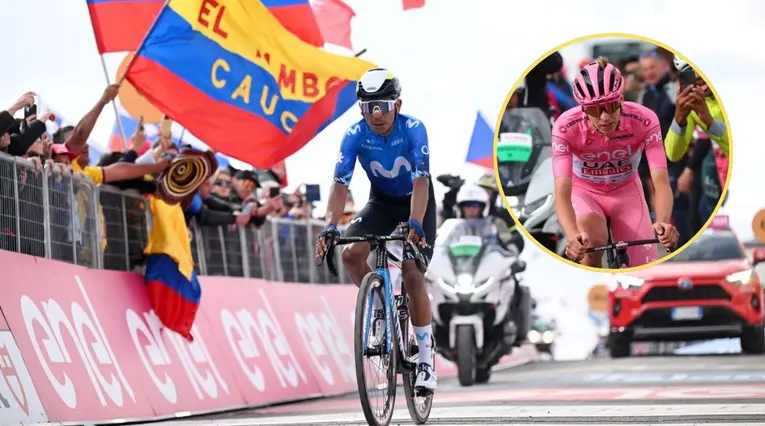 Pogacar se rindió ante Nairo tras la batalla en el Giro de Italia