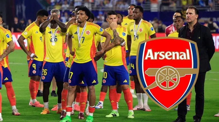 Arsenal y la selección Colombia
