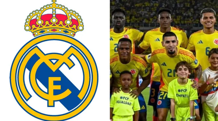 Selección Colombia con el Real Madrid