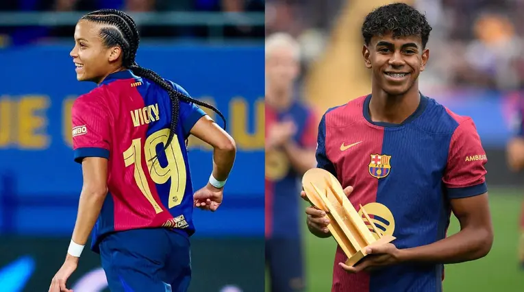 Barcelona reivindica el poder de la Masia: Lamine Yamal y Vicky de oro