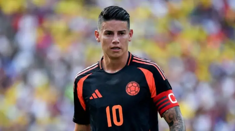 James Rodríguez, futbolista colombiano